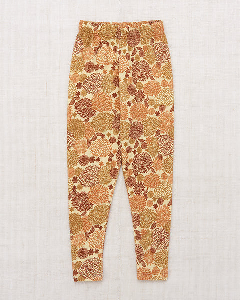 Misha & Puff Baby Leggings ~ Acorn Chrysanthemums