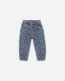 Rylee + Cru Barrel Pant Heart Ditsy