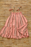 Bonjour Dress Skirt ~ Pink Striped