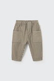 Cozmo Nepal Striped Soft Twill ~ Stone