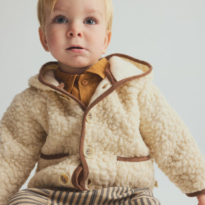 Cozmo Mateo Sherpa Knit Baby Jacket