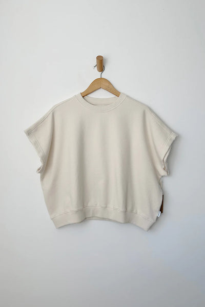 Le Bon French Terry Sophie Top ~ Natural