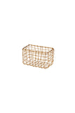 Fog Linen Work - Iron Wire Basket Rectangle