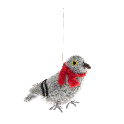 Global Goods Partners - Felt Pigeon Ornament