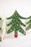 East End Press - Christmas Trees Concertina Garland