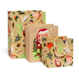 Red Cap Cards - Merry Christmas to You gift bags: Large