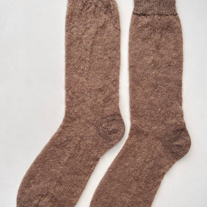 Le Bon Shoppe - Mohair Veil Socks : Mocha
