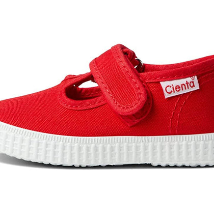 Cienta Shoes - Velcro T-Strap - Red