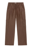 DONNI The Silk Cotton Sheer Cargo Pant ~ Walnut