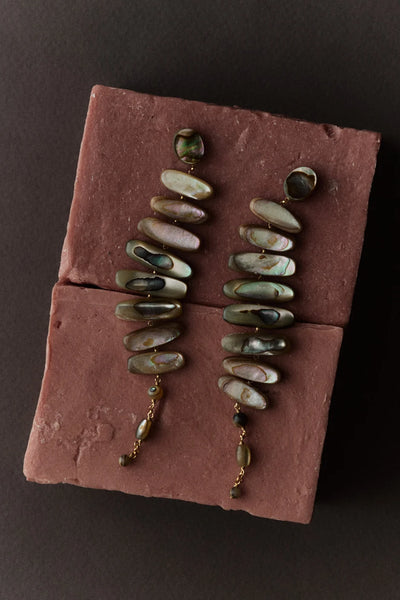 Chan Luu Mizumi Earrings ~ Abalone