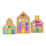 MAISON RUE LLC. - Riley City Blocks & Gems Set: Multicolor / L