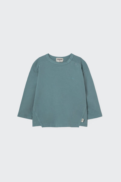 Cozmo Basic Brushed Slub Baby Tshirt ~ Blue