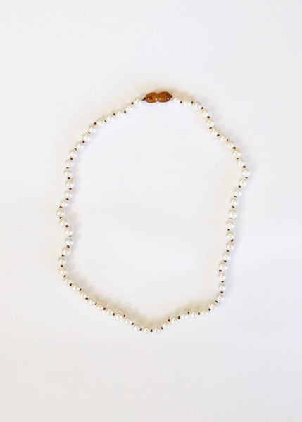 CanyonLeaf - Pure Gemstone + Pearl || Necklace: 18"