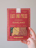 East End Press - CHRISTMAS SEWN GARLAND