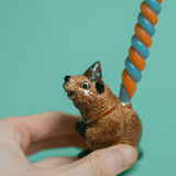 Camp Hollow Porcelain Animal Treasures - Beaver Cake Topper