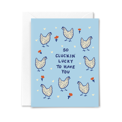 Studio Conroy - Cluckin' Lucky Card