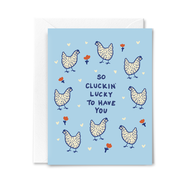 Studio Conroy - Cluckin' Lucky Card