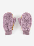 Bobo Choses Sheepskin Color Block Lavender Gloves