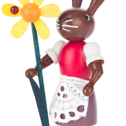 Dregano Rabbit with Flower