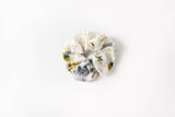 Botanically Dyed Silk Scrunchie: Yellow