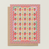 re:mused studio - Strawberry Candy A2 Greeting Card