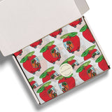 Red Cap Cards - Lowly's Apple Car tissue paper: 5 Sheets