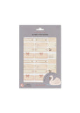 Konges Name Stickers 60pcs ~ Swan