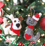 Ornaments 4 Orphans - Dog Felt Wool Christmas Ornament