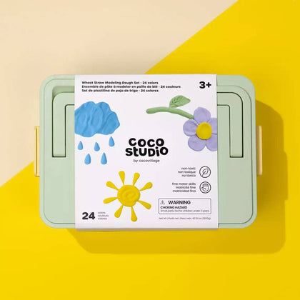 Coco Village - Wheat Straw Modeling Dough Set - 24 colors