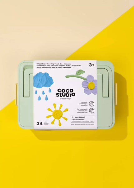 Coco Village - Wheat Straw Modeling Dough Set - 24 colors
