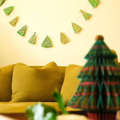 East End Press - Midcentury Trees Sewn Garland