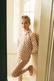 Lali Snap Turtleneck ~ Textured Floral
