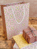 re:mused studio - Heather Lattice Gift Bag