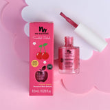 no nasties kids - Scented Scratch Off Kids Nail Polish: Cherry Berry - Bright Pink
