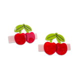 Jenny Lemons - Cherries Alligator Hair Clip Set