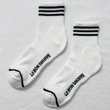 Le Bon Shoppe - Girlfriend Socks: White