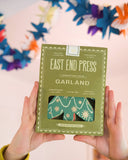 East End Press - Christmas Trees Concertina Garland