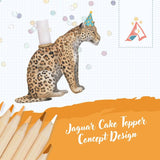 Camp Hollow - Jaguar Cake Topper