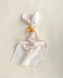 Ferne Baby Organic Ticking Burp Cloth ~  Blue