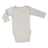 Tane Organics Pointelle Onesie with Handcover ~ Ecru