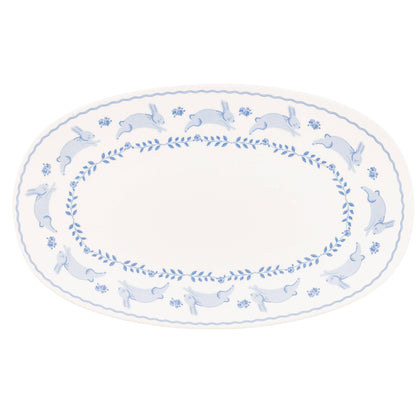 My Mind’s Eye - BLU1220 - Bunny Oval Bamboo Tray