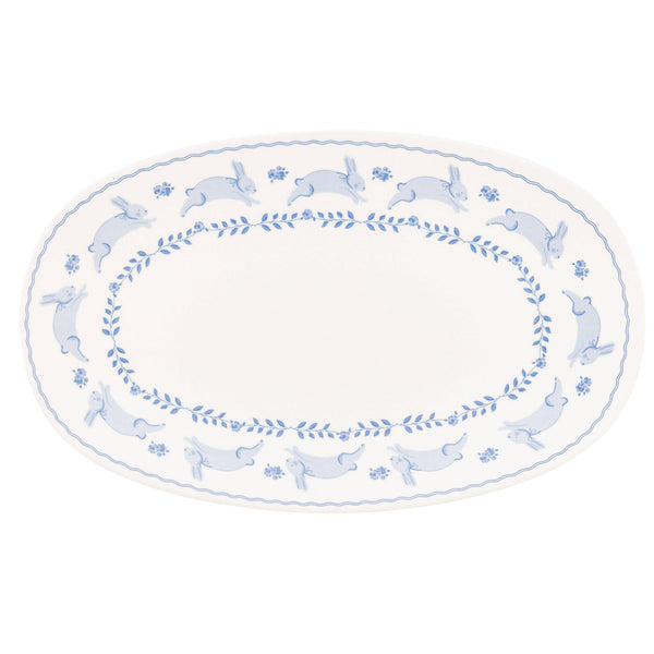 My Mind’s Eye - BLU1220 - Bunny Oval Bamboo Tray