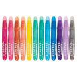 OOLY - Rainbow Sparkle Metallic Watercolor Gel Crayons - Set of 12