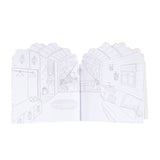 Speedy Monkey - Box of 6 Coloring Books  & asstd Stickers The Big Family