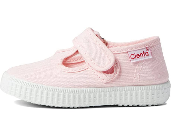 Cienta Shoes -  Velcro T-Strap - Pink