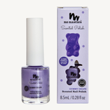 no nasties kids - Water Based Scented Scratch Off Kids Nail Polish: Blueberry Muffin - Blue