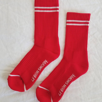 Le Bon Shoppe - Boyfriend Socks: Red