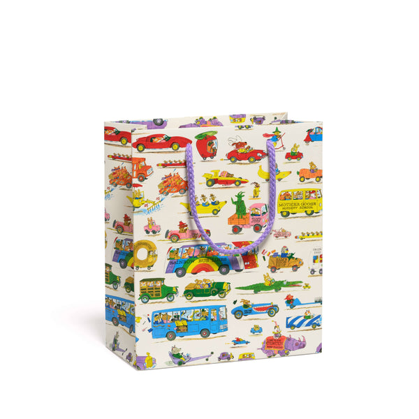 Red Cap Cards - Busytown Cars gift bags: Medium