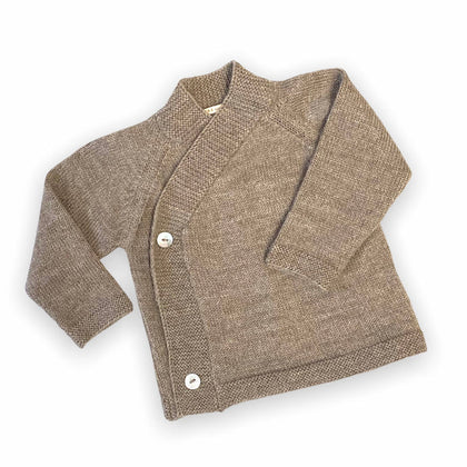 Tane Organics Kimono Cardigan in Baby Alpaca ~ Chestnut