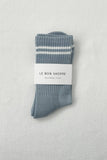 Le Bon Shoppe - Boyfriend Socks: Blue Grey